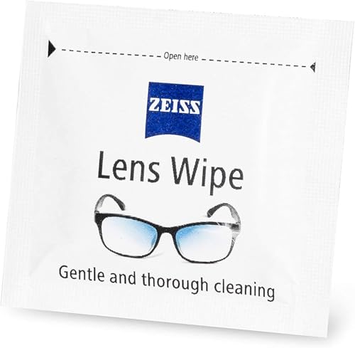 ZEISS Pre-Moistened Alcohol Wipes, Glasses Cleaner, 400 Count - size: 400 Count (Pack of 1)