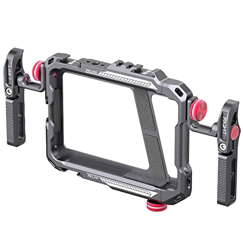 ULANZI Smartphone Video Rig with Handle, LINO Filmmaking Case Aluminum Alloy Phone Video Stabilizer Grip Tripod Mount for Video Maker Videographer with Cold Shoe for iPhone 16 15 Mini Pro Max 8 Plus