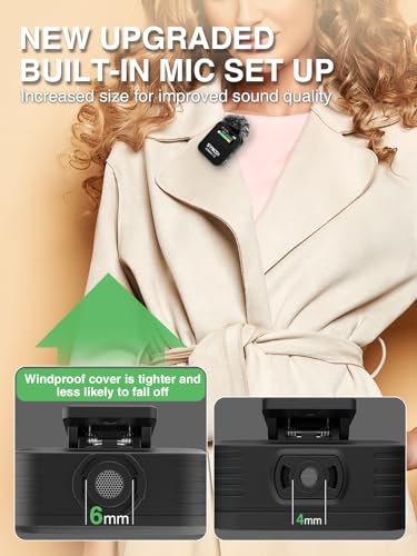 SYNCO Wireless Lavalier Microphone 2.4G Lav Mic with Charging Case 656FT 8H for Online Class Live Streaming YouTube for Camera Smartphone Tablet (1TX+1RX(with Display+8GB) - style: 1TX+1RX(with Display）+8GB