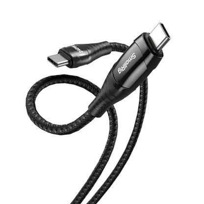 SMALLRIG 240W USB C to USB C Cable (3.28ft), PD 3.1 240W Fast Charging Cable with LED Dislpaly V Mount Battery, for Anker Charger, for iPhone 17, for Samsung S23, for MacBook Pro - style: With Display