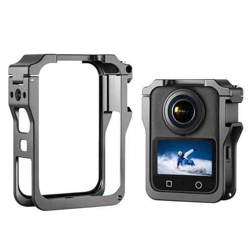 Metal Protective Case for DJI Osmo 360, Camera Cage Accessories, with Cold Shoe Adapter & 1/4" Threads Quick Release Safety Lock Protective Frame - size: For DJI Osmo 360