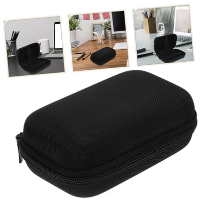 Eva Hard Case for Digital Voice USB Cable Compact Electronics Gear Bag Durable Travel Organizer for Camera Accessories Lightweight and Protective Storage Black Oxford
