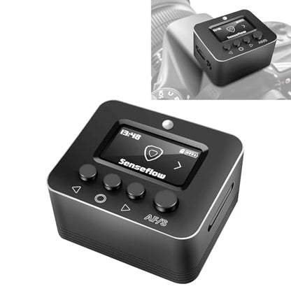 NiYien Camera Stabilizer Box,NiYienFX A1 Gyroscope Gyroflow Stabilizer for Canon EOS Rebel T7,2000D,4000D,R100,for Sony A7M A6300,for Nikon,Panasonic,Fujifilm,35H Battery for Vlogging & Action Videos