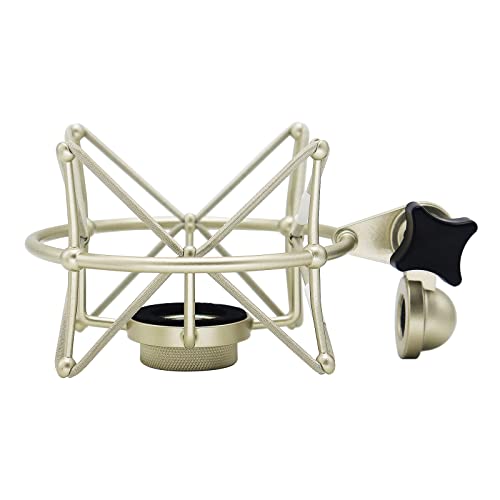 TLM 103 Shock Mount - Microphone Mount Compatible for Neumann TLM 103 M147 Condenser Mic by SUUNTOK,Silver - style: Champagne Compatible with TLM 103