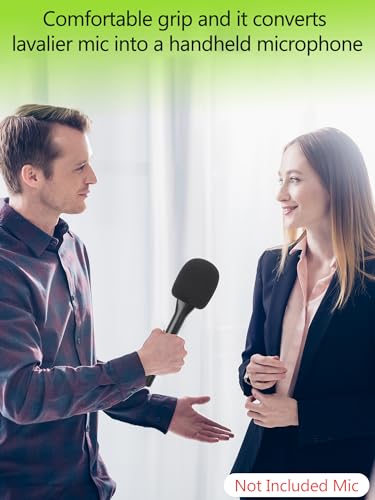 Youshares Interview Microphone Handheld Adaptor for Rode Wireless Go II/Pro/ME, Compatible with Rode Wireless Microphone - color: Mic Handle