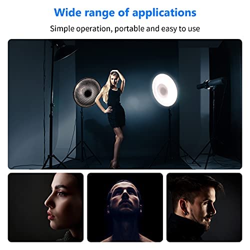NEEWER 21.6"/55cm Metal Beauty Dish Bowens Mount Reflector with White Diffuser, Honeycomb Grid for Strobe Flash Video Light Compatible with Godox AD600 NEEWER CB60 Q4 Vision 4 S101 Series, NK-NARC22 - style: 21.6"/55cm