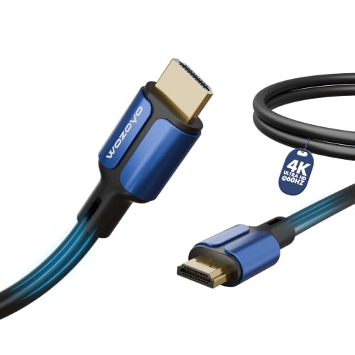 Type-C to HDMI 2.0 Cable 4K@60Hz Ultra HD, 6.6 Feet,18Gbps High-Speed Transfer, Pure Copper & 24K Gold-Plated Male to Male Connectors, Compatible with TV, Laptop, Type-C Smartphone, Projector - color: Blue, size: 6.6 Feet