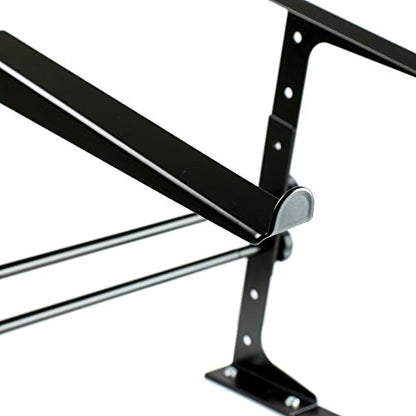 RockJam Portable DJ Laptop Stand with Adjustable Height, Anti-Slip Design, Works for Laptops, Controllers & CD Players (Pack of 5) - size: Desktop (Pack of 5)