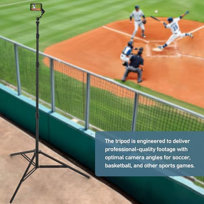 13.1' Heavy Duty Light Stand Photography Sky High Tripod 157.2in/4m/400cm with Built-in Spring Cushion with 1/4"& 3/8" Screw Adapter Compatible with Most Cameras - size: Built-in Spring 13.1'