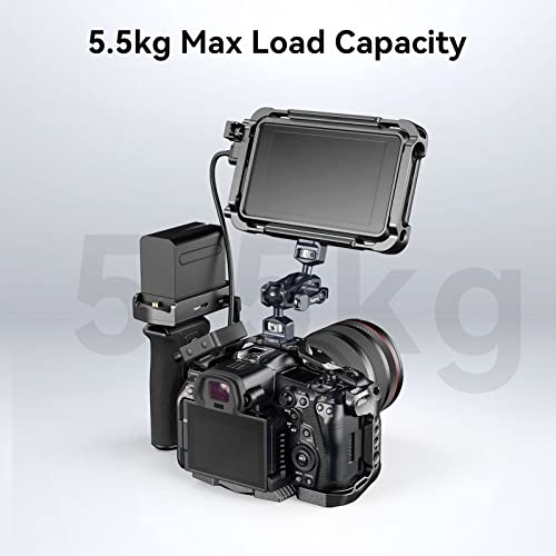 SMALLRIG Camera Magic Arm, Flexible Articulating Arm with 1/4” Screws, Field Monitor Mount with Dual Ballhead, Aluminum - style: Standard