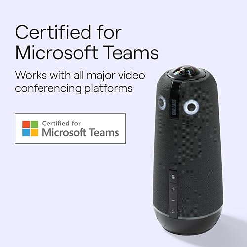 Owl Labs Meeting 4+ Premium Pack - 360 Degree, 4K Smart Video Conference Camera, Microphone, and Speaker (Includes Accessories and Warranty)