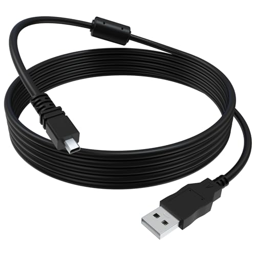 I-USB7 Camera USB Cable Data Transfer Cord Compatible with Pentax Optio Digital Cameras K100D, K200D, E30, E40, E50, E60, E75, E80, L20, L50, MX, P70, P80, S, S4, S40, T20, V10, W10, W20, W30, 50L - size: 3.3 Feet