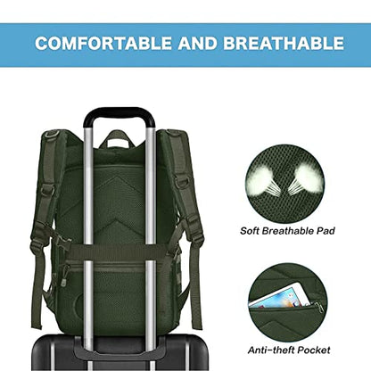 MOSISO Camera Backpack, DSLR/SLR/Mirrorless Tactical Camera Bag Case with Laptop Compartment Compatible with Canon/Nikon/Sony, Army Green - color: Army Green