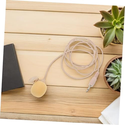 SUPVOX Mini Lavalier Condenser Microphone with Plug Portable Clip Mic for Interviews Vlogging and Meetings Noise Reduction for Audio Recording