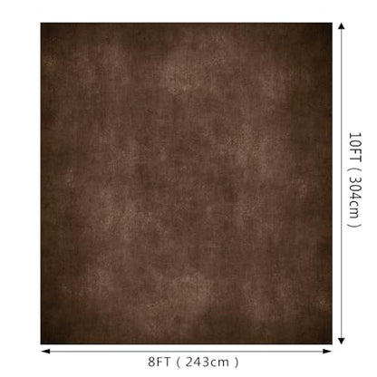 Photo Background Brown Background 8x10ft Studio Abstract Texture Photography Portrait Microfiber Photography Studio Canvas Beach Theme Event - color: Brown, size: 8x10ft