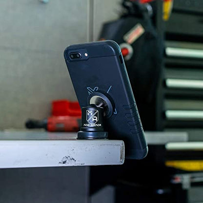 Mob Armor MobNetic Maxx MS - MagSafe Compatible Car Phone Mount w/ 90º Tilt, 360º Rotation & Durable Aluminum Build, Magnetic Holder for iPhone & Android Devices, USA Assembled - Bronze - color: Bronze