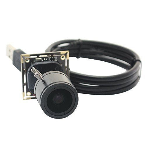 ELP 2.8-12mm varifocal Lens 1080P H.264 Microphone PC Web USB Security Camera for Laptop Manual Zoom Mini UVC USB2.0 Video Audio Webcam Board 2MP CMOS AR0330 Lightburn Laser Camera for Computer - size: 2.8-12mm lens
