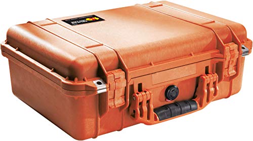 Pelican 1500 Case With Foam (Orange) - color: Orange, style: Single