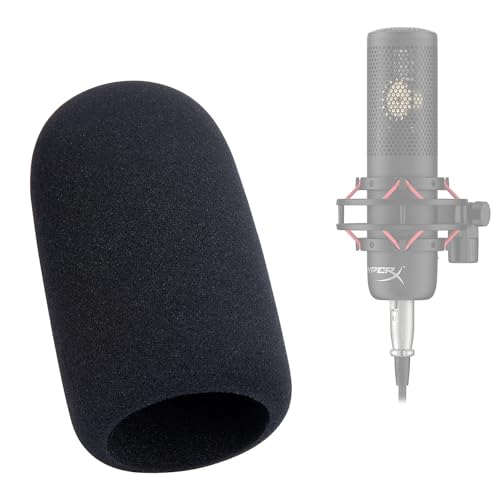 SUNMON HyperX ProCast Mic Foam Windscreen Compatible with HyperX ProCast Microphone - Mic Foam Covers Noise Reduction, Improved Sound Quality, Microphone Pop Filter for HyperX Pro Cast