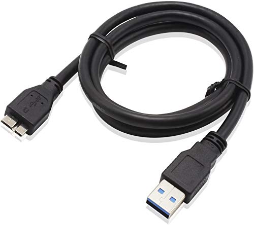 Micro USB 3.0 Cable, 1.5ft External Hard Drive Cable USB A to Micro B Compatible with Samsung Galaxy S5, Note 3, Note Pro 12.2, WD Western Digital, Toshiba, Seagate Hard Drives - size: 1.5 FT - USB A to Micro B