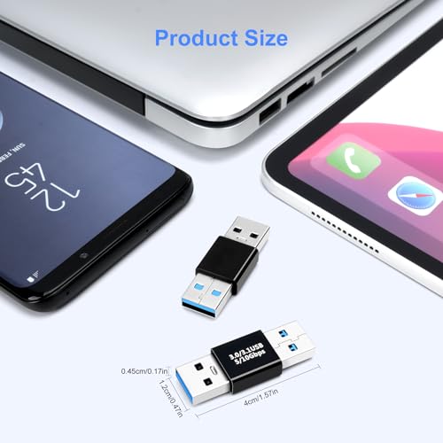 2 Pack USB 3.0/3.1 Male to Male Adapter and OTG 3.0 USB A to A Adapter, Extension or Expansion - style: 3.0Male-Male