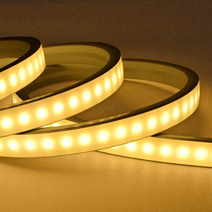 Silicone LED Channel System, NEON Tube for 10mm DIY LED Rope Light Strip, Aluminum Profile New Substitutes, Waterproof IP67,13x5mm 16.4FT/5M Suit for Indoor Outdoor Flexible LED Light Strip Lighting