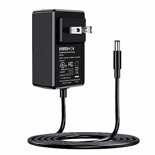 UL Listed 12V LED Photography Studio Video Circle Ring Light Power Adapter Cord Compatible with Yongnuo LED Video Light YN360 YN300III YN216; VILTROX Light,L116T/L116B/L13T/L132B