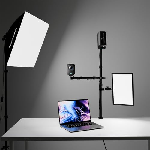 NearStream 2-Pack VM20 4K Wired Streaming Cameras with ST40 Stand & Clamp Mount – for Livestreaming, Video Creation, and Home Studio Use