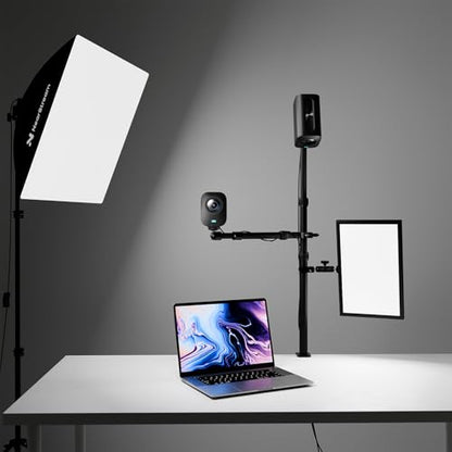 NearStream 2-Pack VM20 4K Wired Streaming Cameras with ST40 Stand & Clamp Mount – for Livestreaming, Video Creation, and Home Studio Use