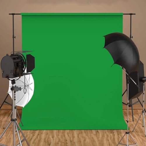 Green Backdrop Background Fabric Backdrop for Shoot Portraits Party Video Studio 5X7ft - color: Green, size: 5x7ft