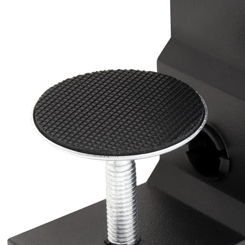 RTNLIT Heavy Duty Desk Clamp for 1/2” and 5/8" Hole Base Microphone Boom Arm, Large Metal Table Mount Mic C Clamp Fits up to 3.3" Desktop Thickness