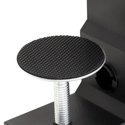 RTNLIT Heavy Duty Desk Clamp for 1/2” and 5/8" Hole Base Microphone Boom Arm, Large Metal Table Mount Mic C Clamp Fits up to 3.3" Desktop Thickness