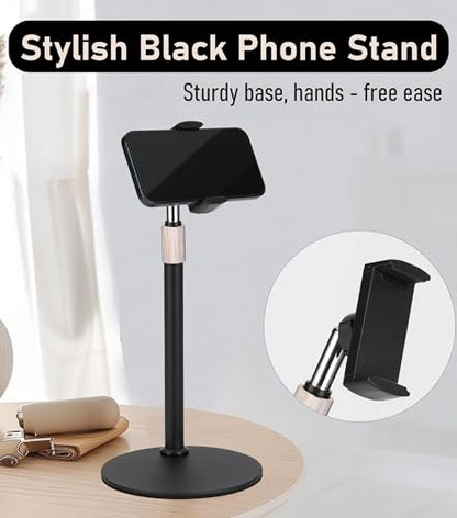B15 All Metal Webcam Phone Desk Camera Stand 360° Swivel Holder for Webcam C960 C930e C930 C920 C920S C922x C922 Brio 4K C925e C615 and Other 1/4'' Thread Devices