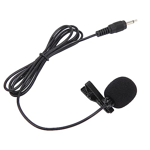 Cuifati Lavalier Microphone,Noise Cancelling Clip On Lapel Microphone,3.5mm Jack for Phone PC Laptop DSLR Camera Recording Interview, Podcast, Voice Dictation