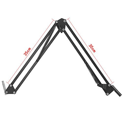 Desk Clamp Mount Suspension Boom Scissor Arm Tripod Stand Holder Compatible with Logitech C920 C925e C922 C930 StreamCam C615; Brio 4K,MX brio 4K, Brio 500 webcams