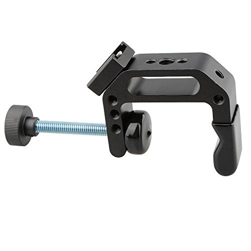 CAMVATE C-Clamp Desktop Mount Holder Stand Articulated with Cold Hot Shoe Mount - 1154