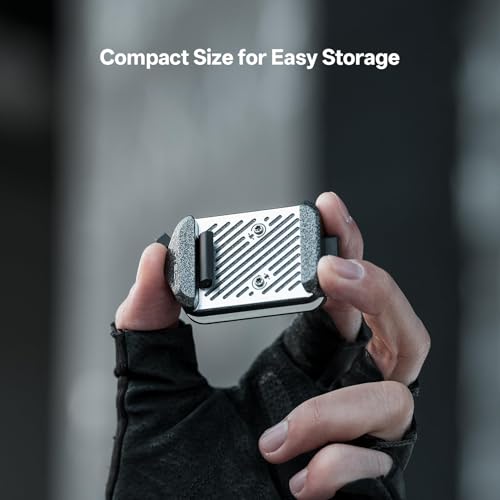 PGYTECH Quick Release Plate & Clamp V2 Kit, Arca Swiss Plate Camera Mount with 1/4" to 3/8" Screw Thread for Sony/Nikon/Fuji/DJI Switch Between Tripod/Monopod/Slider/Stabilizer (Two Clamps + Plate) - style: Two Clamps + Plate V2