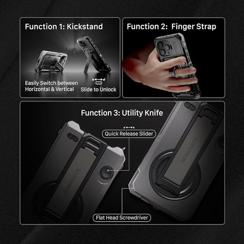 Tilta Khronos Case Compatible with iPhone 16 Pro – Black | Mobile Filmmaking Accessories | Phone Camera Cage | Phone Video Rig TK-IP16-PFC-B - color: Black, size: iPhone 16 Pro