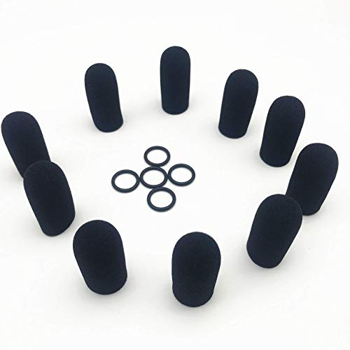 Microphone Cover Compatible with David Clark Aviation Microphone Windscreens DC Mic Covers Protector for M-4 M-7 Headsets Microphone(Pack fo 10)