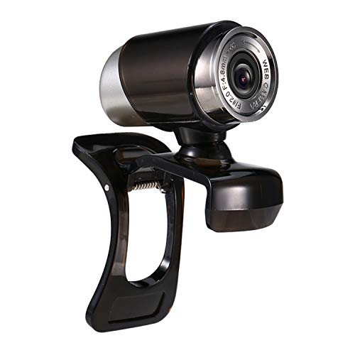 GLOGLOW Webcam 480P HD 360 Degree Rotation USB Clip On for Video Conferencing Streaming Online Meetings Plug and Play Setup with Wide Angle View for Remote Workers Content Creators Clear Zoom Calls