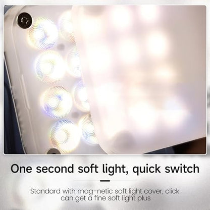 Nanlite Pico Portable LED Fill Light – Full Color RGB, Snap-On Attachment for Phone/Camera Photography, Live Streaming, Video Content Creation (Mint Blue) - color: Mint Blue