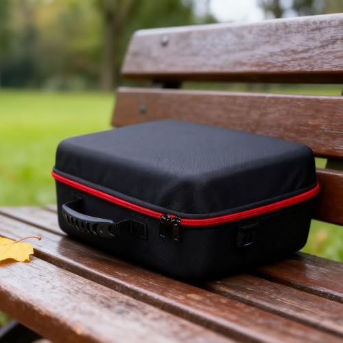 Hard EVA Travel Case, 13.8x6x10 inch, Adjustable Compartments for Electronics, Camera, Cable Organizer, Waterproof Oxford Storage