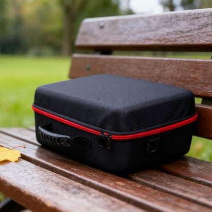 Hard EVA Travel Case, 13.8x6x10 inch, Adjustable Compartments for Electronics, Camera, Cable Organizer, Waterproof Oxford Storage