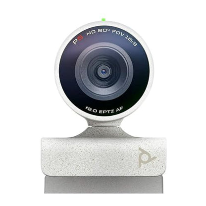 Plantronics Poly - Studio P5 Webcam with Voyager 4220 UC Headset Kit Polycom - 1080p HD Professional Video Conferencing Camera & Stereo Bluetooth Wireless Headset - Certified for Zoom & Teams