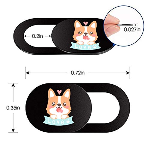 Laptop Camera Cover Slide 3 Pack Ultra Thin Slide Computer Webcam Covers for Echo Show, iPad, Tablet, Chromebook, PC - Koji - color: Koji 3