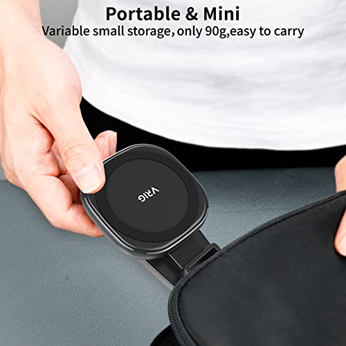 VRIG MG-03 Magnetic Phone Tripod Mount,Tripod Mount for Magsafe w Cold Shoe for iPhone 17.16.15.14.13.12 Series,Magnetic Ring Compatible with All Phones & All Cases,360° Rotation,for Tripods,Cameras - size: MG-03