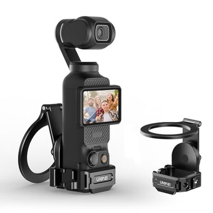 ULANZI PM01 Magnetic Mount Stand Compatible with DJI OSMO Pocket 3/4/4P | Aluminium Expansion Camera Holder with Cold Shoe and 1/4'' Mount,181/270/360° Adjustment Magnetic Adapter Xtra Accessories
