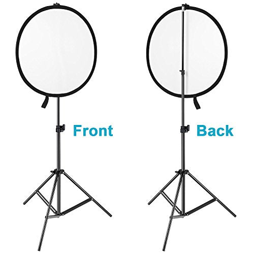 NEEWER 3 Pack Reflector Holder Backdrop Clamp, Sturdy Aluminum Alloy Photography Reflector Disc Holding Positioning Clamp Mount Adapter for Light Stand with 5/8" Stud, RF-NA-2 - style: 3 Pack