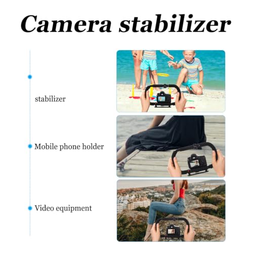 Artibetter Handheld DSLR Smartphone Stabilizer Grip with Dual-Sided Anti-Shake Support Bracket for Video Creators and Photographers