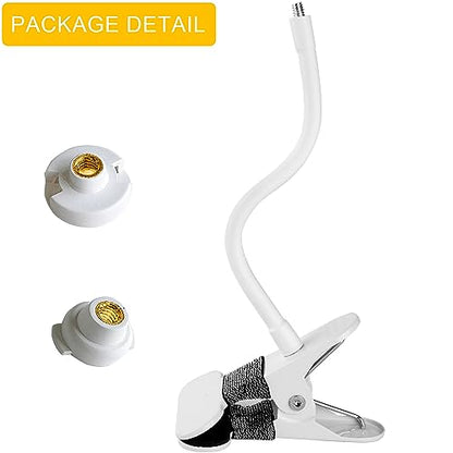 Flexible Baby Monitor Mount Compatible with HelloBaby HB65/HB6550/HB6558/HB66/HB248,ANMEATE SM935E/SM650 Monitor,Baby Camera Mount,Baby Clip Mount Without Tools or Wall Damage